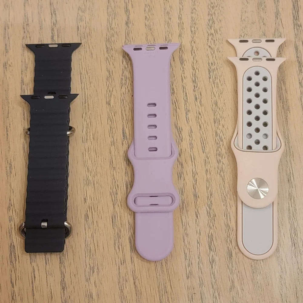 Floral and Dotted Smartwatch Bands Set